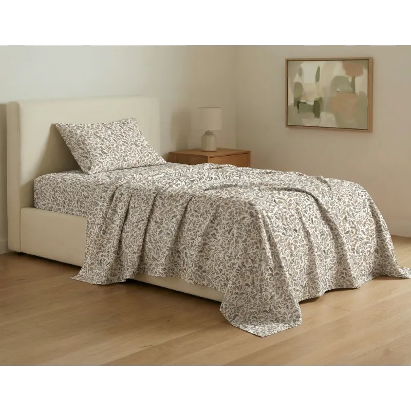 Σετ σεντόνια 3τμχ μονά Βαμβακερά 100% 170x270 / 110x200+35 εμπριμέ 007444011Σ75