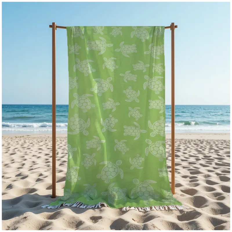 Πετσέτα Θαλάσσης 90x185 Βαμβακερή 100% Πεστεμάλ Αιγύπτου 013007011Σ116