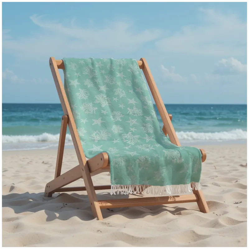 Πετσέτα Θαλάσσης 90x185 Βαμβακερή 100% Πεστεμάλ Αιγύπτου 013007011Σ118