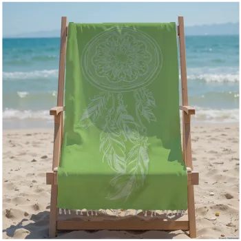 Πετσέτα Θαλάσσης 90x185 Βαμβακερή 100% Πεστεμάλ Αιγύπτου 013007011Σ120