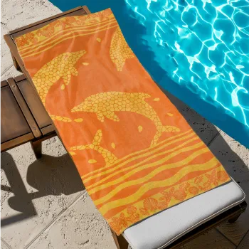 Πετσέτα Θαλάσσης Βαμβακερή 100% Αιγύπτου 90x170 013008011Σ84