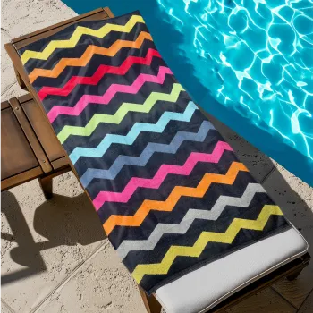 Πετσέτα Θαλάσσης Βαμβακερή 100% Αιγύπτου 90x170 013008011Σ86