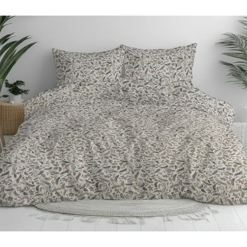 Σεντόνι υπέρδιπλο χωρίς λάστιχο Βαμβακερό 100% 240x270 εμπριμέ 007436011Σ75