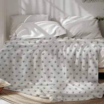 Σεντόνι μονό 1,70 Χ 2,70 βαμβακερό 100% χωρίς λάστιχο εμπριμέ 007434011Σ63