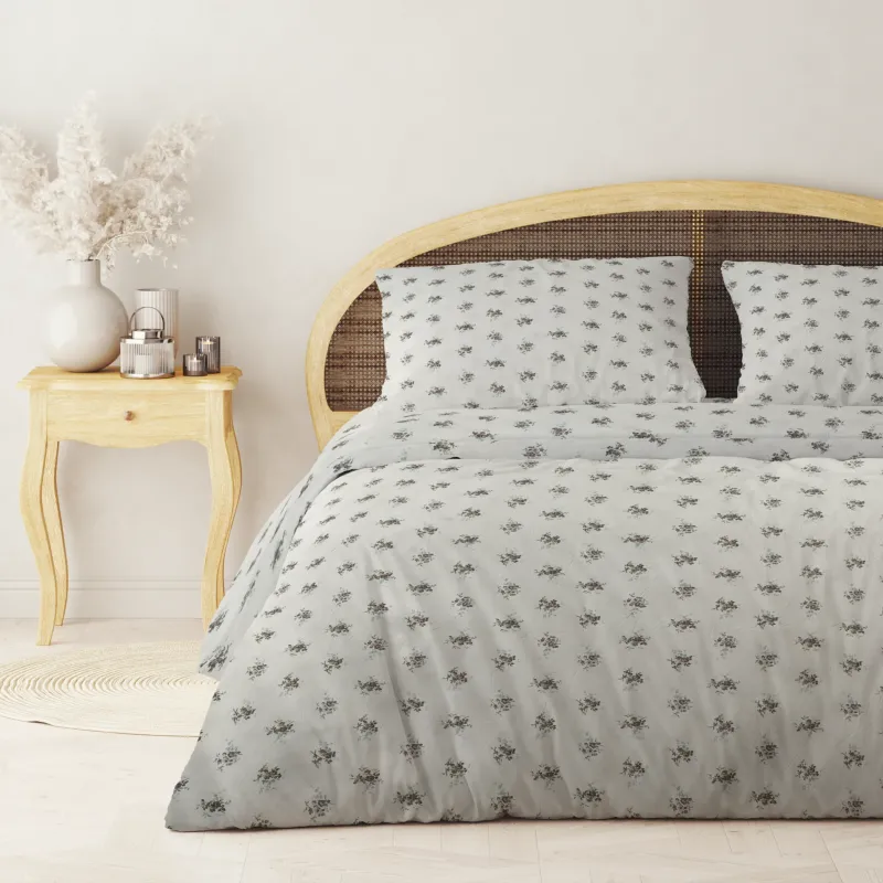 Σετ σεντόνι 2τμχ μονό με λάστιχο 110x200+35 Βαμβακερό 100% εμπριμέ 007221011Σ63