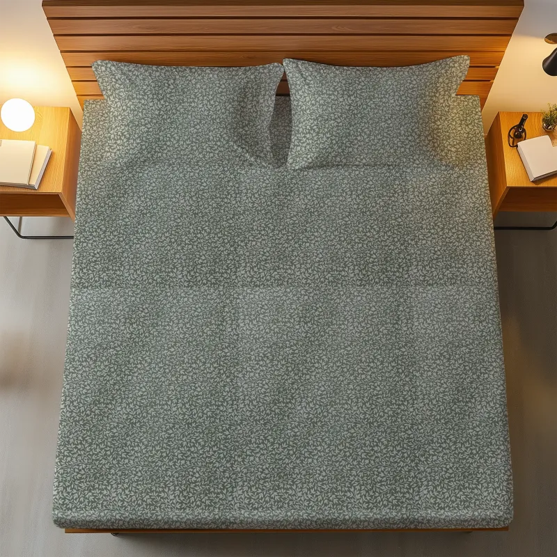 Σετ σεντόνι 3τμχ υπέρδιπλο με λάστιχο 180x200+35 Βαμβακερό 100% εμπριμέ 002047011Σ1