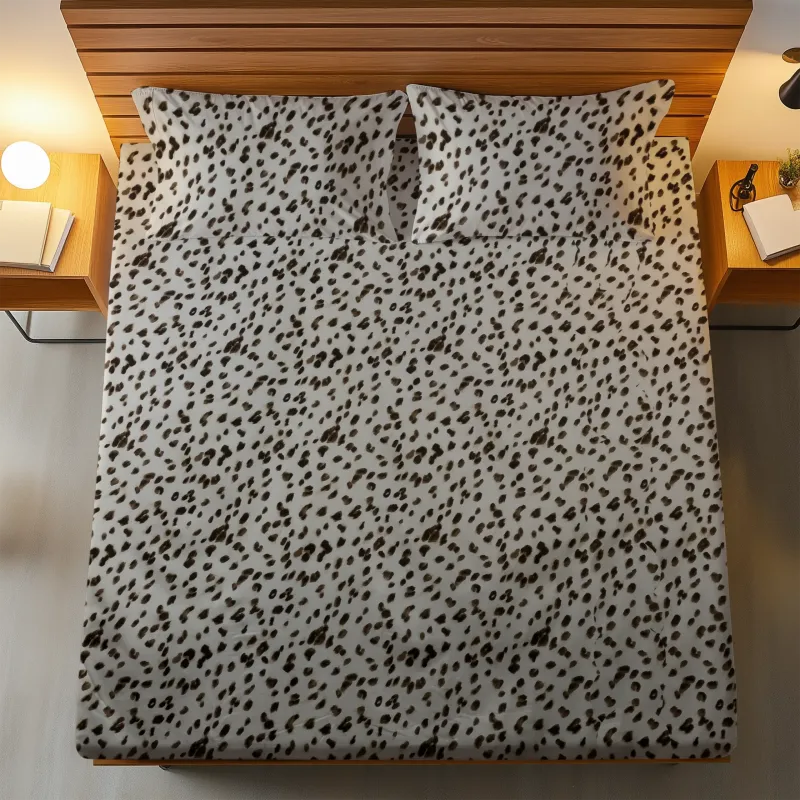 Σετ σεντόνι 3τμχ υπέρδιπλο με λάστιχο 180x200+35 Βαμβακερό 100% εμπριμέ 002047011Σ74