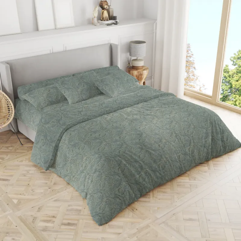 Σετ σεντόνια 3τμχ μονά Βαμβακερά 100% 170x270 εμπριμέ 007444011Σ60-1