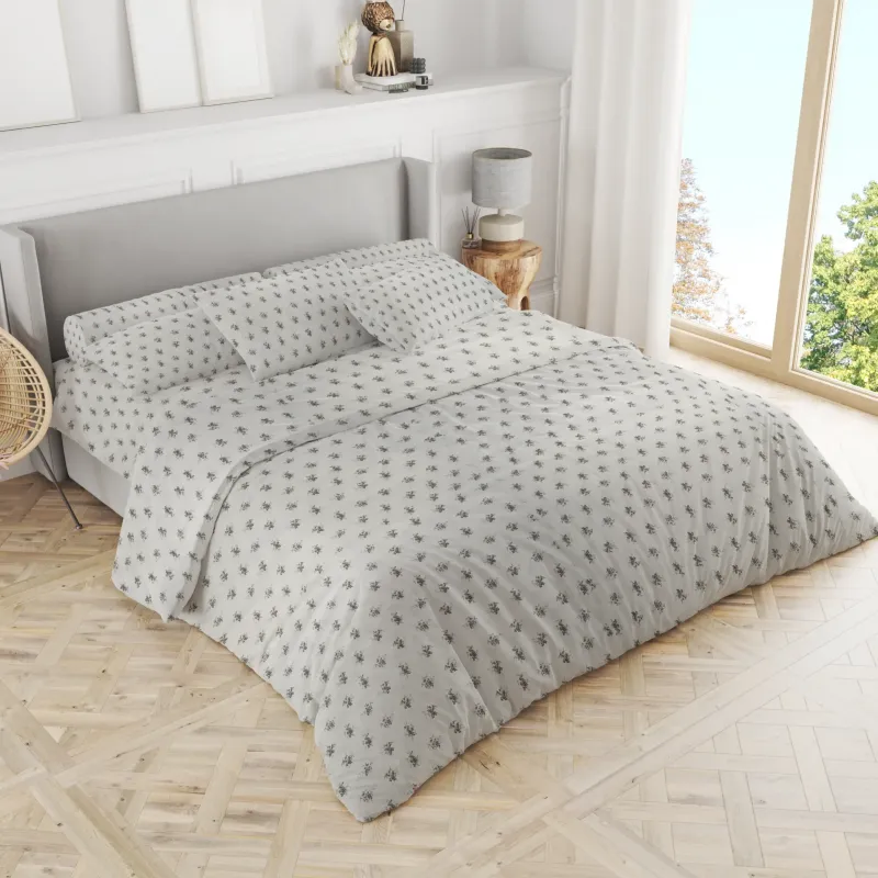 Σετ σεντόνια 3τμχ μονά Βαμβακερά 100% 170x270 εμπριμέ 007444011Σ63-1