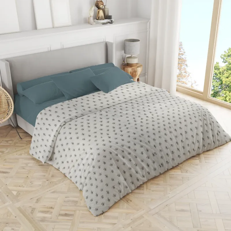 Σετ σεντόνια 3τμχ μονά Βαμβακερά 100% 170x270 εμπριμέ 007444011Σ79Σ63-1