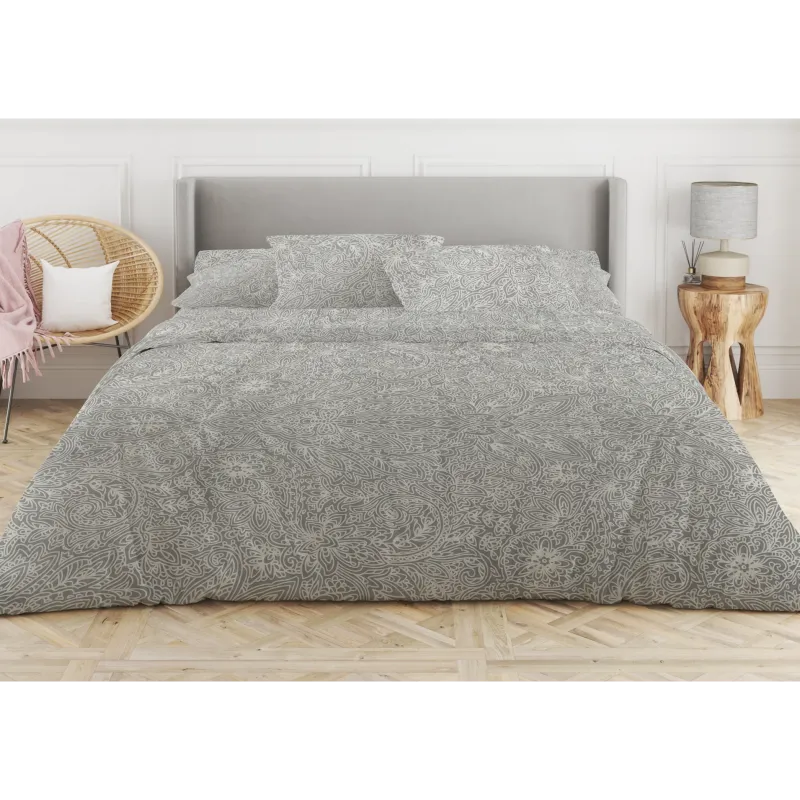 Σετ σεντόνι 2τμχ μονό χωρίς λάστιχο 170x270 Βαμβακερό 100% εμπριμέ 012050011Σ11