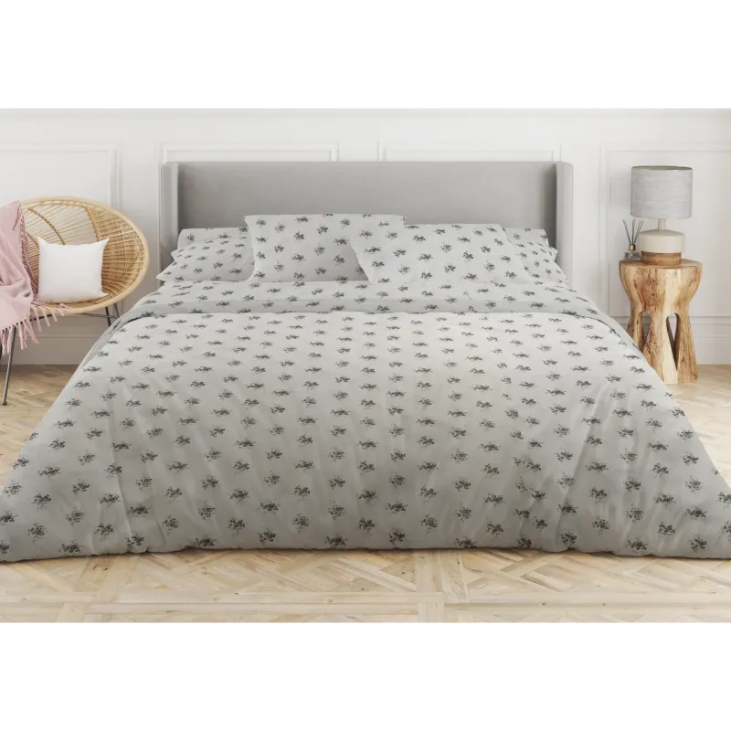 Σετ σεντόνι 2τμχ μονό χωρίς λάστιχο 170x270 Βαμβακερό 100% εμπριμέ 012050011Σ63