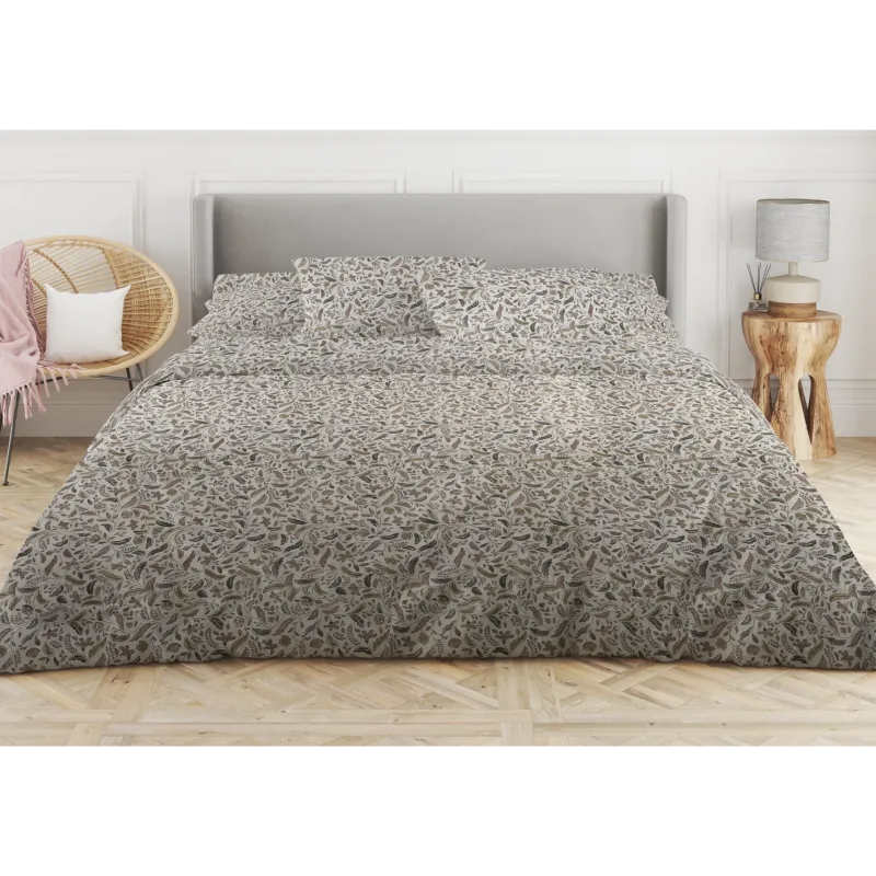 Σετ σεντόνι 2τμχ μονό χωρίς λάστιχο 170x270 Βαμβακερό 100% εμπριμέ 012050011Σ75