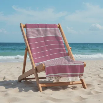 Πετσέτα Θαλάσσης 90x185 Βαμβακερή 100% Πεστεμάλ Αιγύπτου 013007011Σ123