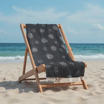 Πετσέτα Θαλάσσης 90x185 Βαμβακερή 100% Πεστεμάλ Αιγύπτου 013007011Σ127