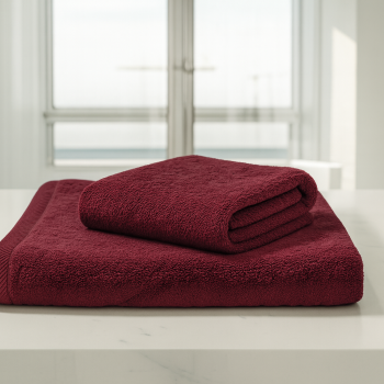 Σετ 2τμχ Πετσέτες Προσώπου 50 Χ 80 και Μπάνιου 70 Χ 130 450γρ Πενιέ Βαμβακερές 100% 012088011X44