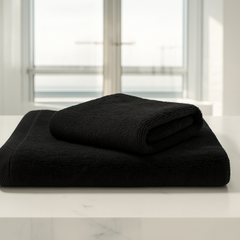 Σετ 2τμχ Πετσέτες Προσώπου 50 Χ 80 και Μπάνιου 70 Χ 130 450γρ Πενιέ Βαμβακερές 100% 012088011X45