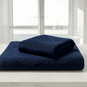 Σετ 2τμχ Πετσέτες Προσώπου 50 Χ 80 και Μπάνιου 70 Χ 130 450γρ Πενιέ Βαμβακερές 100% 012088011X49