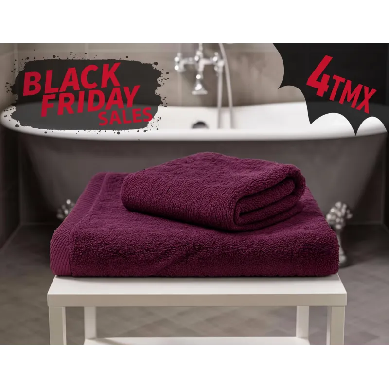 BLACK FRIDAY ΠΡΟΣΦΟΡΑ Σετ 4τμχ Πετσέτες Προσώπου 50 Χ 80 και Μπάνιου 70 Χ 130 450γρ Πενιέ Βαμβακερές 100%