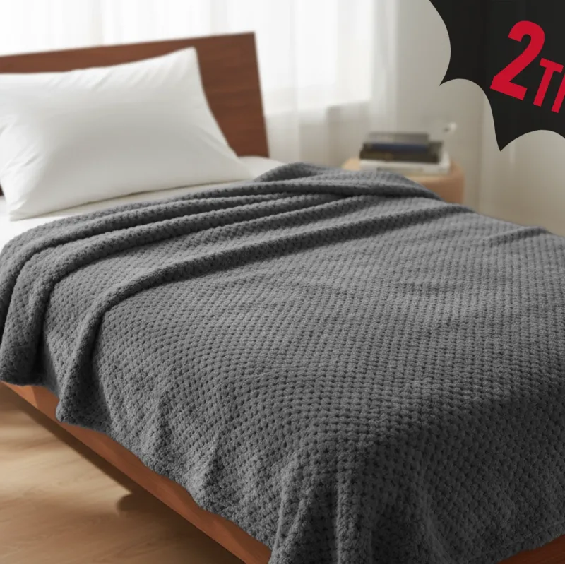 BLACK FRIDAY ΠΡΟΣΦΟΡΑ Σετ 2τμχ Κουβέρτες Μονές Ζακάρ 160x220 001044011