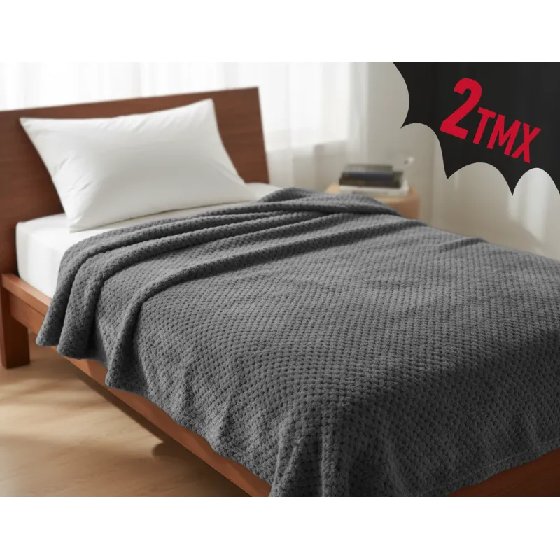 BLACK FRIDAY ΠΡΟΣΦΟΡΑ Σετ 2τμχ Κουβέρτες Μονές Ζακάρ 160x220 001044011