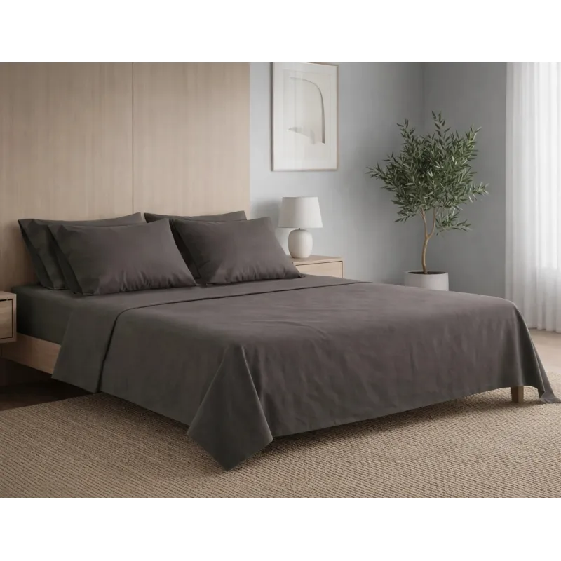 Σετ σεντόνια 6τμχ υπέρδιπλα 240×270-180×200+35 Βαμβακερά 100% 007008011Χ93