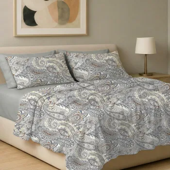 Σετ σεντόνια 6τμχ υπέρδιπλα 240x270-180x200+35 Βαμβακερά 100% εμπριμέ 007009011Χ82Σ76