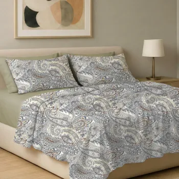 Σετ σεντόνια 6τμχ υπέρδιπλα 240x270-180x200+35 Βαμβακερά 100% εμπριμέ 007009011Χ95Σ76