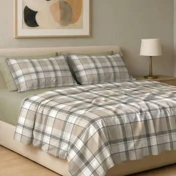 Σετ σεντόνια 6τμχ υπέρδιπλα 240x270-180x200+35 Βαμβακερά 100% εμπριμέ 007009011Χ95Σ82