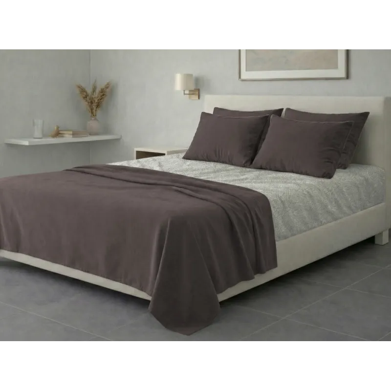 Σετ σεντόνια 6τμχ υπέρδιπλα 240x270-180x200+35 Βαμβακερά 100% εμπριμέ 007009011Σ11Χ93