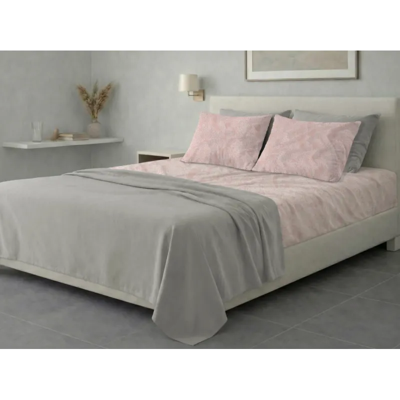 Σετ σεντόνια 6τμχ υπέρδιπλα 240x270-180x200+35 Βαμβακερά 100% εμπριμέ 007009011Σ55Χ82