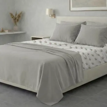 Σετ σεντόνια 6τμχ υπέρδιπλα 240x270-180x200+35 Βαμβακερά 100% εμπριμέ 007009011Σ63Χ82