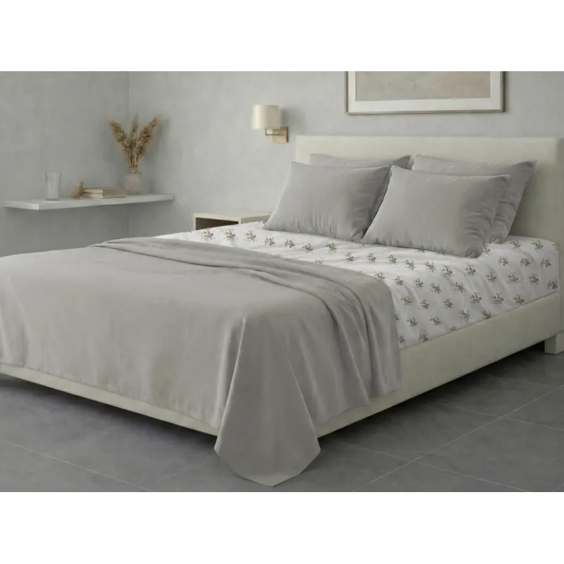 Σετ σεντόνια 6τμχ υπέρδιπλα 240x270-180x200+35 Βαμβακερά 100% εμπριμέ 007009011Σ63Χ82