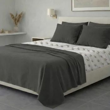 Σετ σεντόνια 6τμχ υπέρδιπλα 240x270-180x200+35 Βαμβακερά 100% εμπριμέ 007009011Σ63Χ91