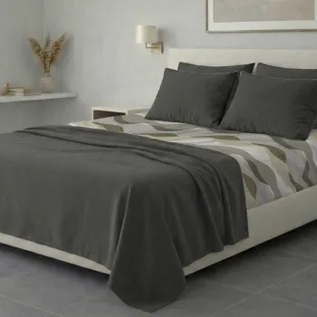 Σετ σεντόνια 6τμχ υπέρδιπλα 240x270-180x200+35 Βαμβακερά 100% εμπριμέ 007009011Σ69Χ91