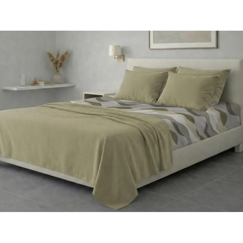 Σετ σεντόνια 6τμχ υπέρδιπλα 240x270-180x200+35 Βαμβακερά 100% εμπριμέ 007009011Σ69Χ95