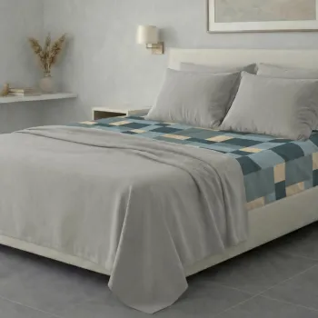 Σετ σεντόνια 6τμχ υπέρδιπλα 240x270-180x200+35 Βαμβακερά 100% εμπριμέ 007009011Σ72Χ82