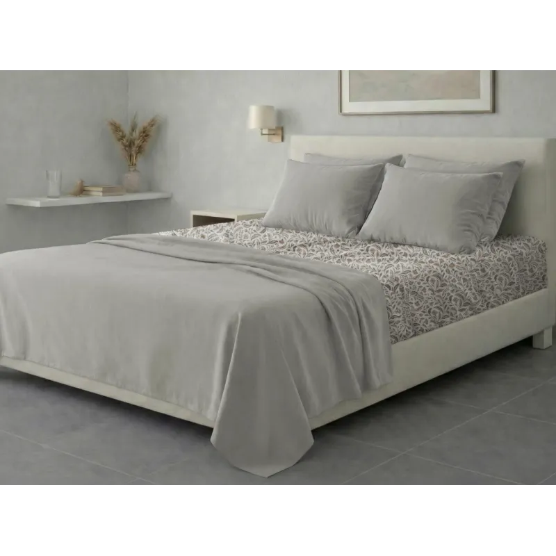 Σετ σεντόνια 6τμχ υπέρδιπλα 240x270-180x200+35 Βαμβακερά 100% εμπριμέ 007009011Σ75Χ82