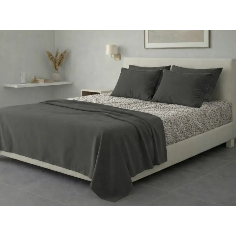 Σετ σεντόνια 6τμχ υπέρδιπλα 240x270-180x200+35 Βαμβακερά 100% εμπριμέ 007009011Σ75Χ91