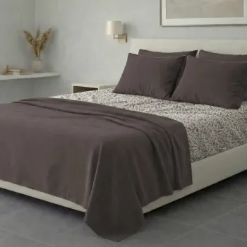Σετ σεντόνια 6τμχ υπέρδιπλα 240x270-180x200+35 Βαμβακερά 100% εμπριμέ 007009011Σ75Χ93
