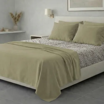 Σετ σεντόνια 6τμχ υπέρδιπλα 240x270-180x200+35 Βαμβακερά 100% εμπριμέ 007009011Σ75Χ95