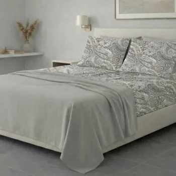Σετ σεντόνια 6τμχ υπέρδιπλα 240x270-180x200+35 Βαμβακερά 100% εμπριμέ 007009011Σ76Χ82
