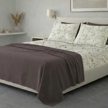 Σετ σεντόνια 6τμχ υπέρδιπλα 240x270-180x200+35 Βαμβακερά 100% εμπριμέ 007009011Σ78Χ93