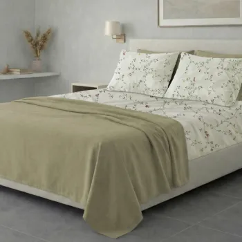 Σετ σεντόνια 6τμχ υπέρδιπλα 240x270-180x200+35 Βαμβακερά 100% εμπριμέ 007009011Σ78Χ95