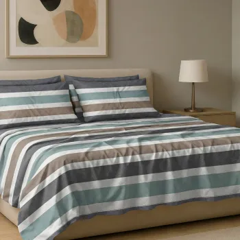 Σετ σεντόνια 6τμχ υπέρδιπλα 240x270-180x200+35 Βαμβακερά 100% εμπριμέ 007009011Σ79