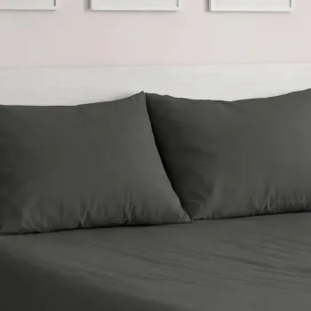 Σετ 2 Τμχ Μαξιλαροθήκες 50 Χ 70 + 17 βαμβακερές 100% μονόχρωμες 007442011Χ91