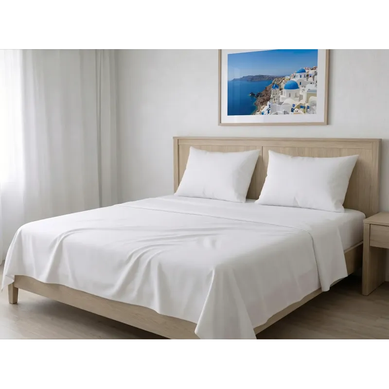 Σεντόνι Λευκό 280x290 200 Κλωστές Βαμβακερό 70% Πολυέστερ 30% 008072011