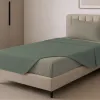 Σετ σεντόνια 3τμχ μονά Βαμβακερά 100% μονόχρωμα 007445011Χ95Χ90 Σεντόνι Χωρίς Λάστιχο