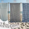 ΠΡΟΣΦΟΡΑ Σετ Πετσέτες 6τμχ Θαλάσσης 90x185 Βαμβακερές 100% Πεστεμάλ Αιγύπτου